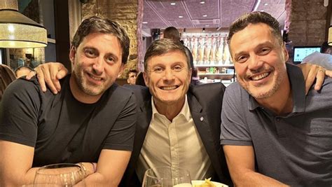 Domani cè Inter Barça Zanetti a cena con Julio Cesar e Milito