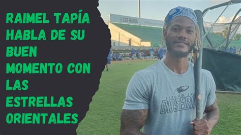 Raimel Tap A Habla De Su Buen Momento Con Las Estrellas Orientales