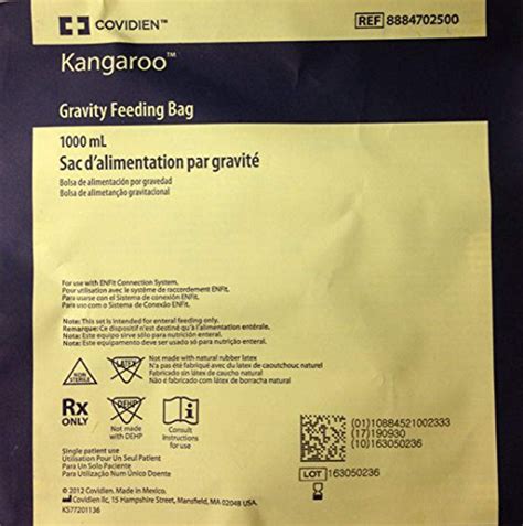 Kangaroo Gravity Feeding Bag Ml Each Walmart