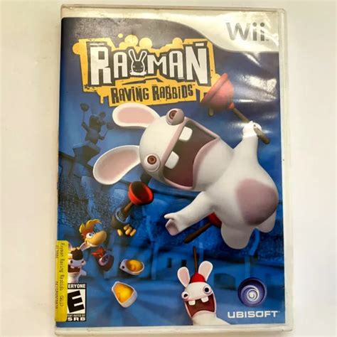 Rayman Raving Rabbids Nintendo Wii Game Cib Picclick Uk