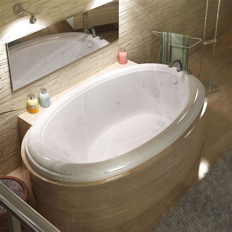 Atlantis Whirlpools 4478PCWL Petite 44 X 78 Oval Whirlpool Jetted Bath