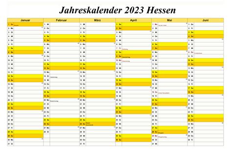 Jahreskalender Hessen Zum Ausdrucken The Beste Kalender