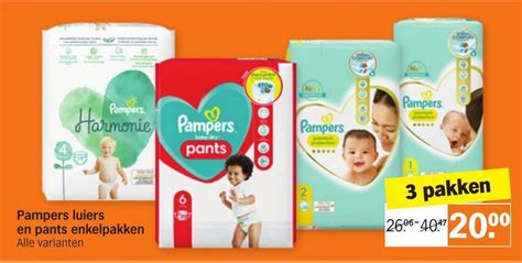 Pampers Luiers En Pants Enkelpakken Aanbieding Bij Albert Heijn