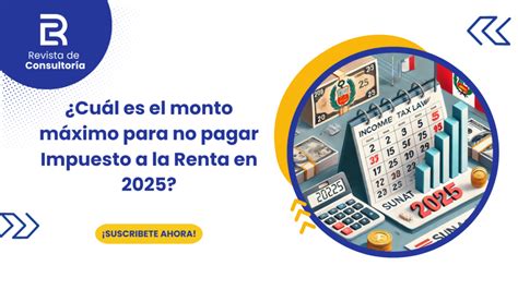 Cuál es el monto máximo para no pagar Impuesto a la Renta en 2025