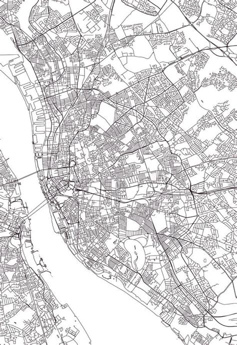 Liverpool Map Vector Stock Illustrations 351 Liverpool Map Vector