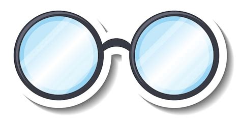 Round Glasses Vector Png