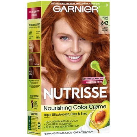 Garnier Nutrisse Nourishing Hair Color Creme Reds Light Natural