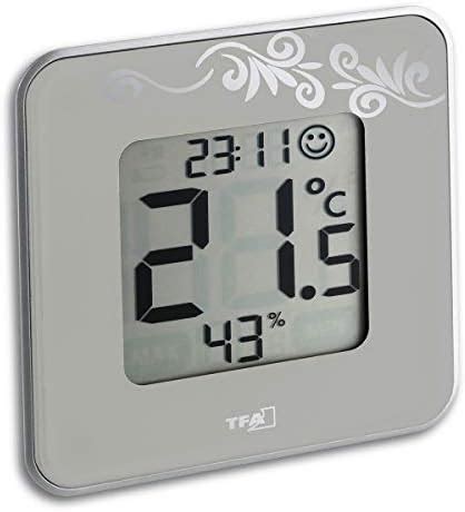 TFA Dostmann Style Digitales Thermo Hygrometer 30 5021 02 Taupe Zur