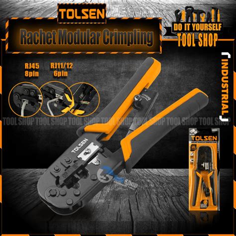 Tolsen Industrial Ratchet Modular Crimping Plier Tool Daraz Pk