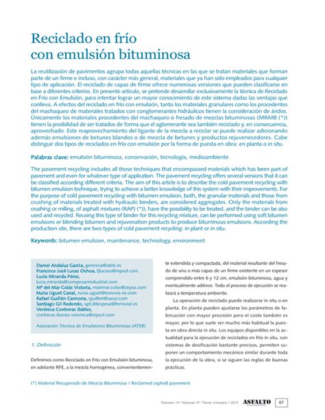 Asociación Técnica de Emulsiones Bituminosas ATEB