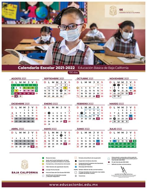 Calendario Escolar A Mexicali Imagesee