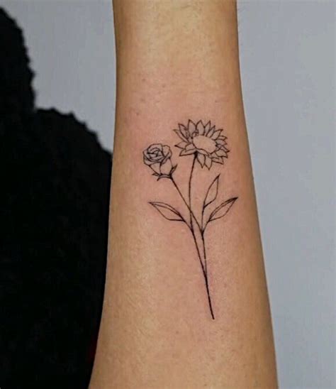 Details Sunflower And Roses Tattoo Ideas In Cdgdbentre