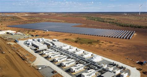 Australias Landmark Hybrid Renewable Energy Microgrid Complemented By Thermal Power Generation