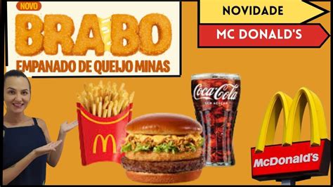 Mcdonald S Novo Brabo Empanado De Queijo Minas Youtube