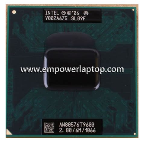 Intel Core 2 Duo Mobile T9600 2.8GHz 1066 MHz 6M Laptop CPU Processor ...