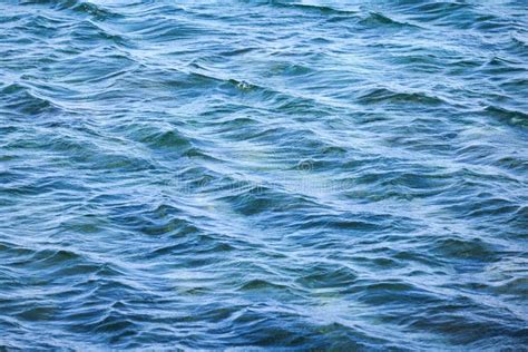 Blue Sea Water Surface With Waves Stock Image Image Of Water Surface