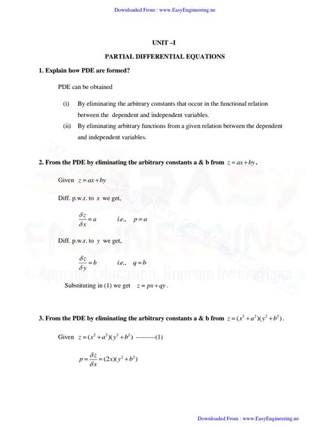 MA6351 Transforms And Partial Differential Equations 1 By