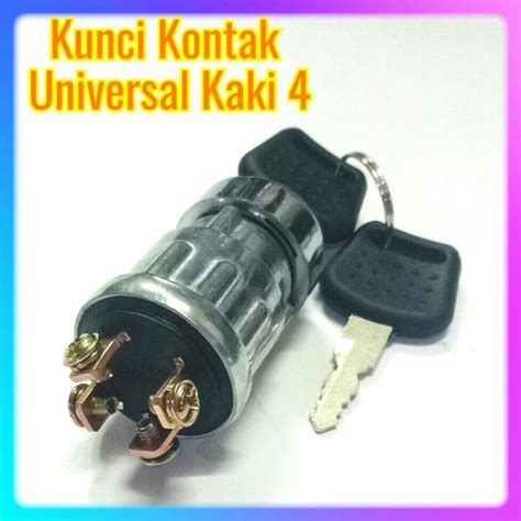 Jual KUNCI KONTAK STARTER SWITCH UNIVERSAL MOBIL DAN MESIN KAKI 4