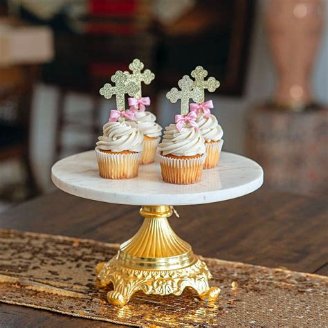 baptism cupcake toppers christening toppers baptism gifts  boy