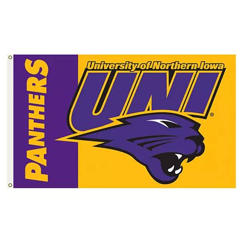 Ncaa University Of Northern Iowa Panthers 3 X 5 Flag With Pole Mount Kit Sams Club