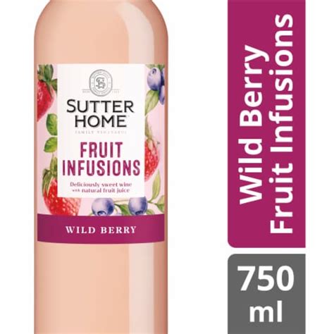 Sutter Home Fruit Infusions Wild Berry California White Wine 750 Ml