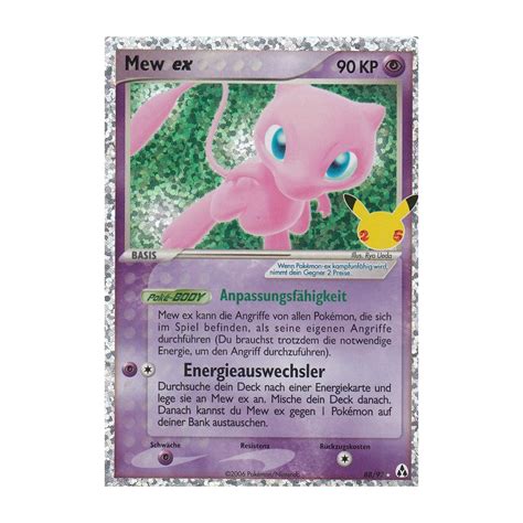 Mew Ex Cel Lm88 Fullart Celebrations Pokemon Karte Günstig Kaufen