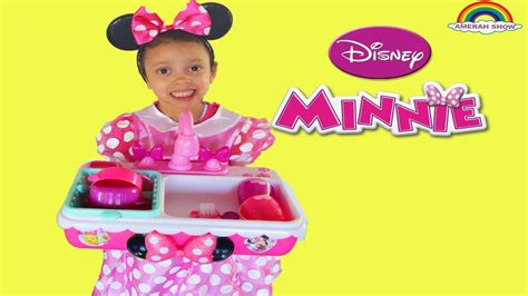 Disney Minnie Happy Helper Magic Sink Pretend Play With Amerah Youtube