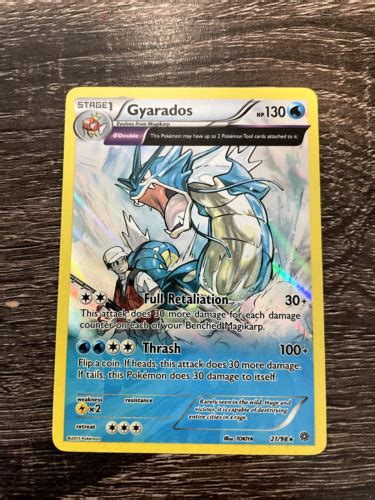 Pok Mon Tcg Gyarados Ancient Origins Holo Rare Full Art