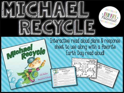 Michael Recycle Lesson Plans And Worksheet By Primary Potential Tpt