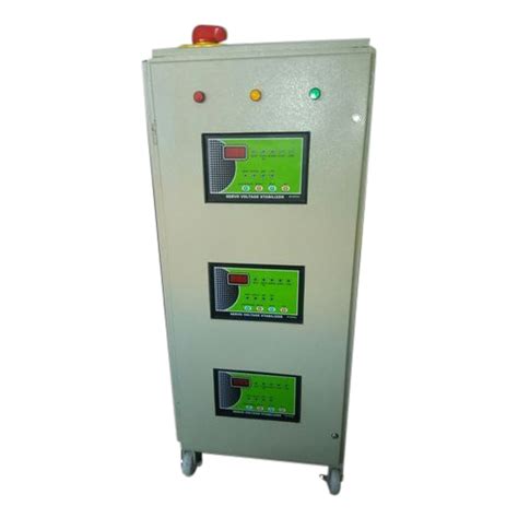 15 Kva Three Phase Servo Stabilizer At Rs 35000 3 Phase Air Cooled