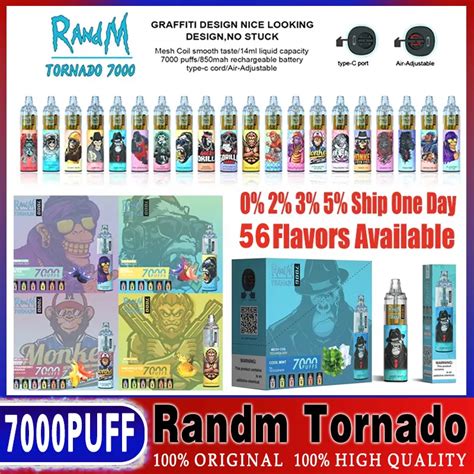 Original Randm Fumot Tornado 7000 Puffs Disposable Vape Pen Randm 7000