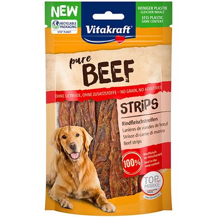 VITAKRAFT Pure Beef Strips Przysmak dla psa Mięsne paski wołowina