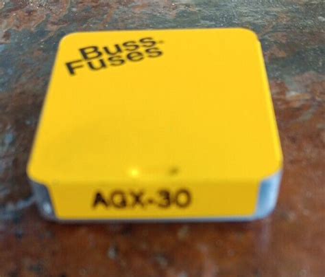 Cooper Bussmann Agx 30 Agx Glass Fuse 14 X 1 30 Amp Pack Of 5 Ebay