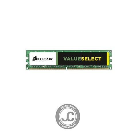 CORSAIR VALUESELECT DDR3 4GB 1333MHZ TiendaJC