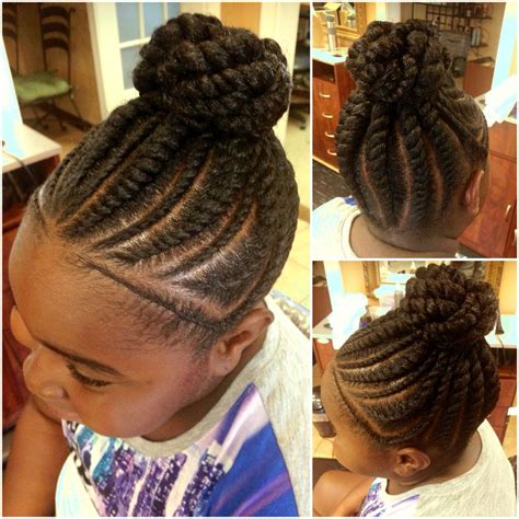 Flat Twist Ponytail Hairstyles - Wavy Haircut