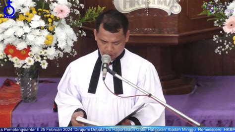 Ibadah Minggu Reminiscere HKBP Jl Cornel Simanjuntak Ress