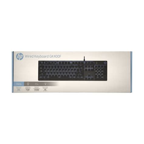 Teclado Hp Usb Mec Nico Gamer Gk F Led Azul Comtek Tecnologia