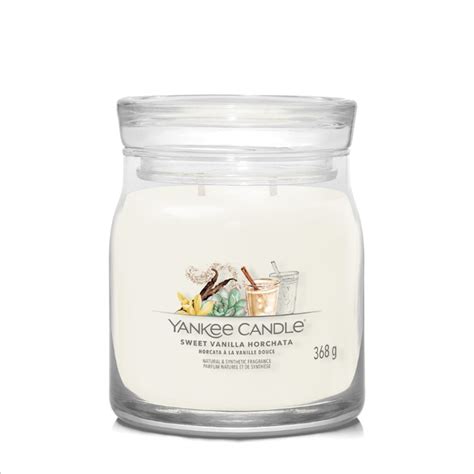 Sweet Vanilla Horchata Signature Medium Jar Yankee Candle Offizielle