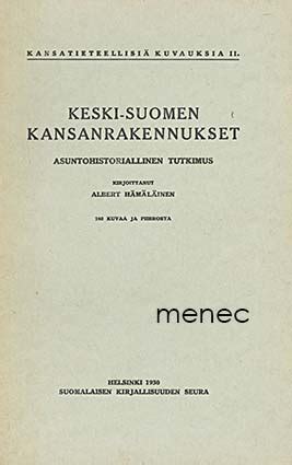 Antikvaarinen kirjakauppa Menec Hämäläinen Albert Keski Suomen