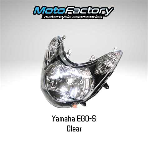 Yamaha Ego S Headlamp Lampu Depan Headlight Tinted Ready Stock