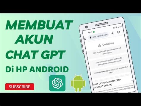 Cara Membuat Akun Chat Gpt Di Hp Android How To Create Chat Gpt