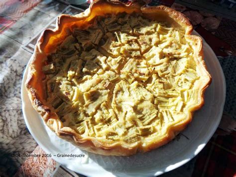 Tarte Amandine à La Rhubarbe Grainedesucre