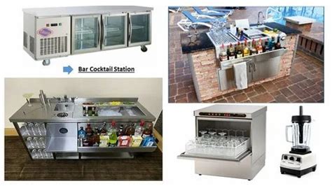 Silver Stainless Steel Cocktail Bar Station At Rs 72000 00 Piece In