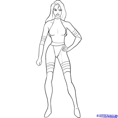 Full Body Female Superhero Body Template Crimsomrider S Accessories For Super Hero Body