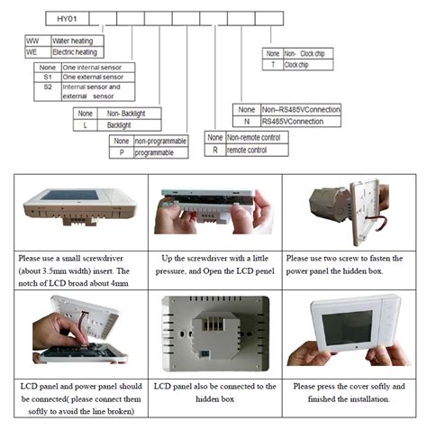 Cn Hysen Hy Ww Wifi Digital Thermostat User Manual Thermostat Guide