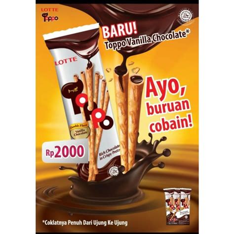 Jual Lotte Toppo Rich Chocolate Box Pcs New Shopee Indonesia