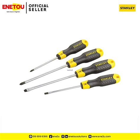 STANLEY STMT66671 65 199 2 CUSHION GRIP SCREWDRIVER SET 4PCS