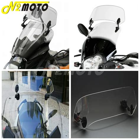 Transparent Motorrad Risen Einstellbare Windschutzscheibe Air Deflektor