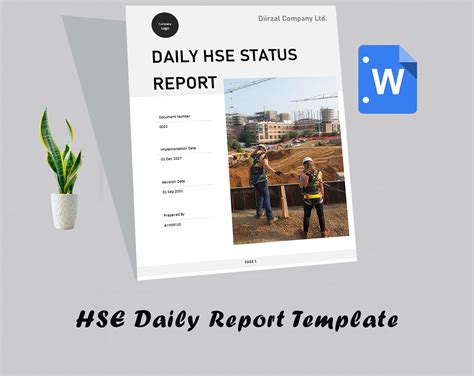 Weekly Hse Report Format 9