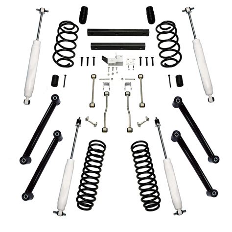 4 inch Suspension Lift Kit With Shocks Jeep Wrangler TJ 2003-2006 Alloy USA 61302 | CSE Offroad